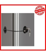 Strong Adhesive Refrigerator Lock with Compact Design and 2 Keys - Easy ... - $24.78 CAD