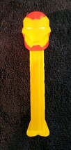PEZ: IRONMAN Dispenser ~ Yellow Stem w/Feet ~ Marvel Comics ~ 5.9 ~ China - $37.05 MXN