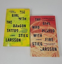 The Girl with the Dragon Tattoo Stieg Larsson Lot 1&amp;2 Books Paperback - £7.41 GBP