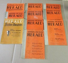 Vintage Motion Picture Herald Better Theatres Magazine Lot of 10 Magazines    13 - £289.79 GBP