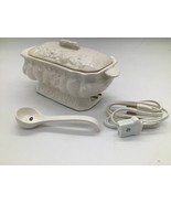 Vintage Ceramic / Porcelain Electric Food Warmer – Fondue Heater 120 V +... - $313.98 MXN