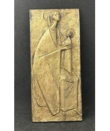 Erwin Huber Bronze Madonna with Child Medal Relief 1988 Mint By Puch Aus... - $1,592.77 MXN