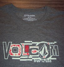 Volcom True To This Skater Skateboarding T-Shirt Mens Xl Gray - £15.77 GBP