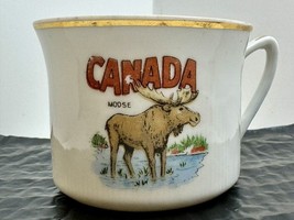 Wild Animals of Canada Series. Moose - Porcelain Tea Mug. Mid-Century Vintage - £7.05 GBP