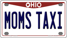 Moms Taxi Ohio Novelty Mini Metal License Plate Tag - £11.74 GBP