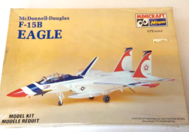 McDonnell Douglas F 15B Eagle 1/72 Minicraft Hasegawa Model Kit 1160 New Sealed - £23.59 GBP