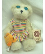 Boyds TJ&#39;S SUMMER SANDITOES  TEDDY BEAR W/ FISH 8&quot; Plush STUFFED ANIMAL NEW - €16,95 EUR