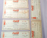 Coca Cola Lebanon Tennessee Bottling Co 1955 Payroll Check lot - £15.61 GBP