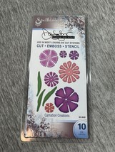 Spellbinders Donna Salazar Carnation Creations S5-049 10 Cutting Dies Fl... - $273.21 MXN