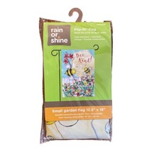 Bee Kind! 12.5" X 18" Garden Flag 27-3660-273 Flip It! Rain Or Shine *New - £7.90 GBP