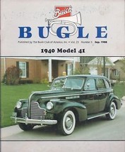The BUICK Bugle September 1988 Brochure Vol.23 -#5 - $1.50