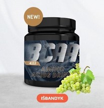 GymON BCAA Grape-flavored Amino Acid Powder Muscle Nutrition Energy Workout - £39.44 GBP