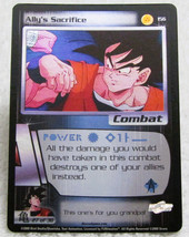 2000 Score Unlimited Dragon Ball Z DBZ CCG TCG Ally&#39;s Sacrifice #156 - Foil Goku - $4.99