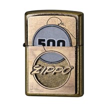 Gimmick Coin Holder Antique Brass Zippo Oil Lighter Regular Japan MIB - $95.70