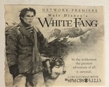 Disney White Fang Vintage Tv Guide Print Ad Ethan Hawke TPA25 - £4.66 GBP