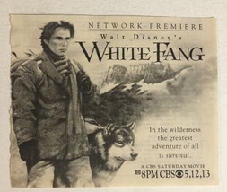 Disney White Fang Vintage Tv Guide Print Ad Ethan Hawke TPA25 - £4.63 GBP