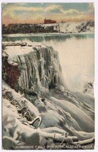 Postcard Horseshoe Falls In Winter Niagara Falls A - £3.16 GBP