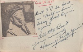 Harry Tate Bette Driver in WW2 Hand Signed Autograph Page - £15.95 GBP