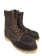 Thorogood Men&#39;s 8 &quot; Steel Toe Work Boot (U.S.A.) 804-4378 Brown Size 11D - $199.49