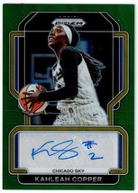 2022 Panini Prizm Green Auto KAHLEAH COPPER SG-KCP Phoenix Mercury - $43.90