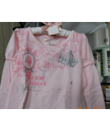 SOLOG GIRL Pink Long Sleeve COTTON Casual Everyday Graphic Design Shirt 5 - $190.74 MXN