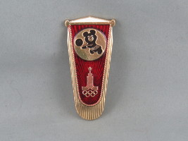 Vintage Olympic Event Pin - Volleyball Moscow 1980 - Stamped Pin - £11.71 GBP