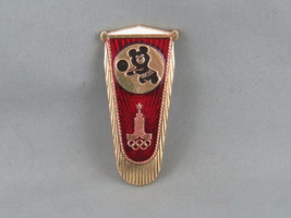 Vintage Olympic Event Pin - Volleyball Moscow 1980 - Stamped Pin - £11.21 GBP