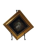 Vintage Fragonard Gold Ornate Wall Art Hilaire Print Framed Music Lesson... - £19.57 GBP