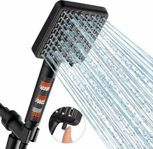 Filtered Shower Head Black - 6 Modes High Pressure Handheld Shower Head ... - $31.93