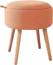 With Its Detachable Wooden Feet And Footstool, Light Grey Linen, And A C... - £35.45 GBP