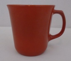    Pyrex U.S.A Vintage  Bunt Orange D Handle 10 oz.  300ml  Coffee Mug - £5.85 GBP