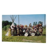 Postcard Group Of Chippewa Indian Dancers Wa-Swa-Con Indian Dance Team W... - $14.15