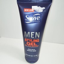 Suave Men Styling Hair Gel High Hold Medium Shine 7oz - £27.32 GBP