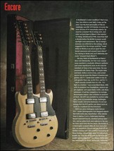 1958 Gibson EDS-1275 Double-neck vintage guitar history 1994 article print - £3.33 GBP