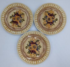 Set Of 3 Youngs Heartfelt Kitchen Creations Plates Fall Thanksgiving Decor - £36.07 GBP