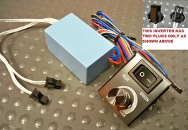 12 Volt universal 2 two plug plugs EL Glow gauges Power Inverter transfr... - £10.24 GBP