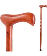 Brazos Twisted Aromatic Cedar Walking Cane, Handcrafted Wood Cane, Woode... - $60.78