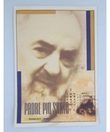 Padre Pio Santo - Saint Padre Pio Stamp Postal Folder 2002 Italy - £14.11 GBP