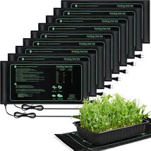 Waterproof 6 Pack Seed Heating Mats - 10x20.75” for Indoor Gardening Suc... - $131.62