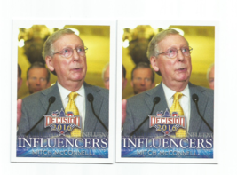 MITCH McCONNELL INFLUENCERS-2 CARD LOT 2016 DECISION CARDS #41 - £5.41 GBP