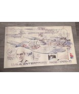 STAR TREK AMT ERTL USS ENTERPRISE 1701-D ORIGINAL POSTER  13”x 22”  - £25.31 GBP