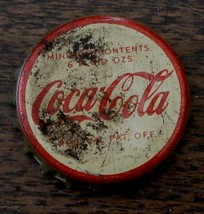 Nice Vintage Tin/Cork Coca Cola Bottle Cap, OLDER CAP, GOOD CONDITION - £2.33 GBP