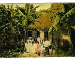 Panama Household And Their Home Postcard 1917 - $17.82