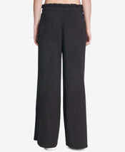 DKNY Womens Sport Ruffled Wide Leg Pants Color Black Size X-Large - £61.85 GBP
