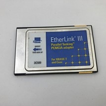 3Com EtherLink III Parallel Tasking PCMCIA adapter for 10BASE-T and Coax... - $15.83
