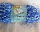 Yarn Bee Riot Eyelash Blue Moon Dye Lot 8651 - £3.91 GBP