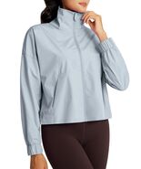 GYM RAINBOW Womens Waterproof Windbreaker Jacket Blue Size M - €3,95 EUR