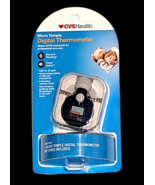 CVS Micro Temple Digital Thermometer Fever Alarm Safe For All Ages Trave... - £5.39 GBP