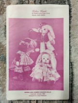 Vintage Craft Pattern Kalico Kastle Calico Critters Spring Summer Dolls - $19.99