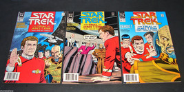 3 1989-90 DC Comics STAR TREK 10, 11, 12 FINE Comic Books TRIAL OF JAMES... - £14.17 GBP